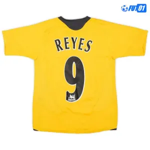 Camiseta REYES 9 Replica Arsenal Visitante Segunda Equipación 2005/06 Vintage