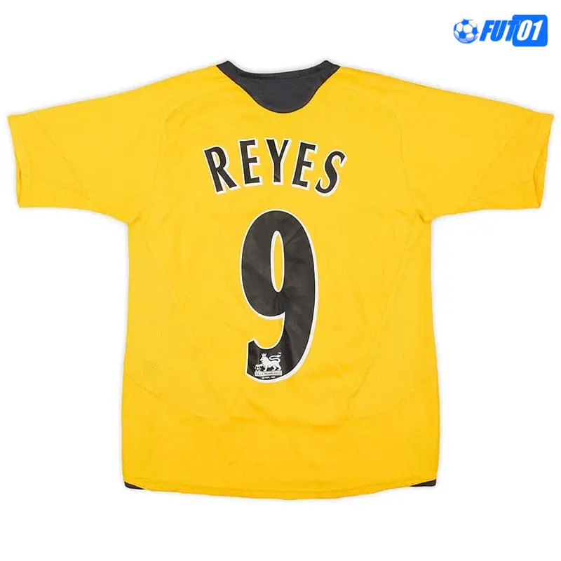 Camiseta REYES 9 Replica Arsenal Visitante Segunda Equipación 2005/06 Vintage