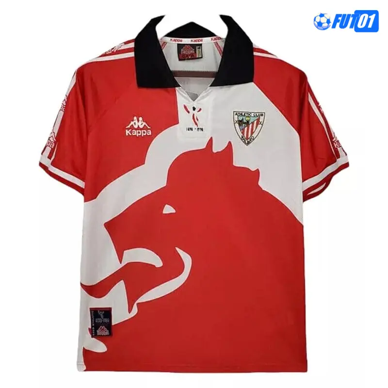 Camiseta J.GUERRERO 8 Futbol Athletic de Bilbao Home Primera Equipación 1997/98 Antigua