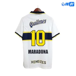 Camiseta MARADONA 10 Replica Boca Juniors Away Segunda Equipación 1996/97  Retro Clasico