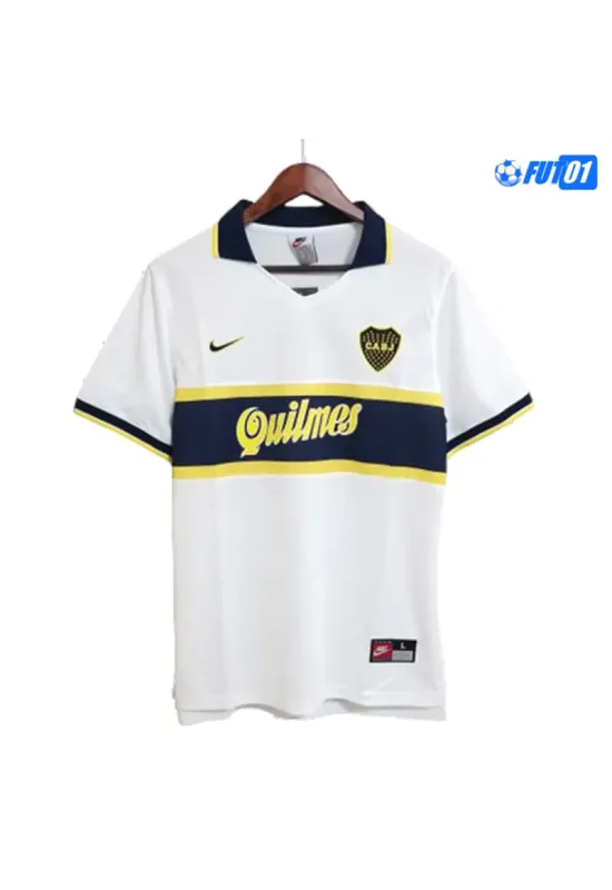 Camiseta MARADONA 10 Replica Boca Juniors Away Segunda Equipación 1996/97  Retro Clasico