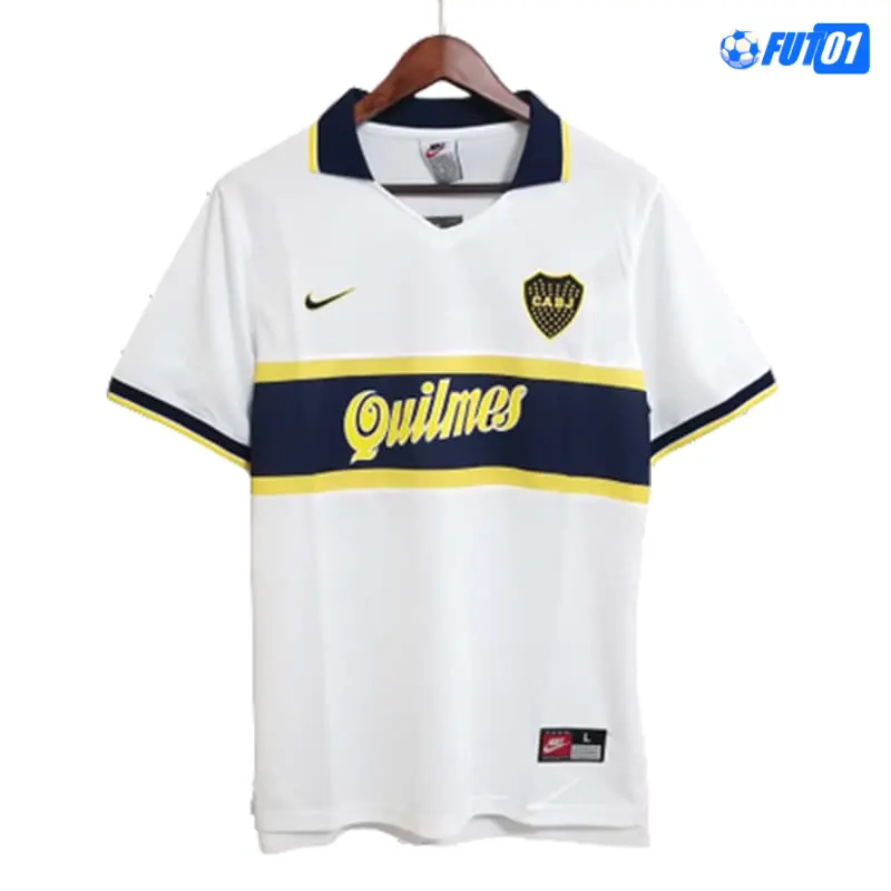 Camiseta MARADONA 10 Replica Boca Juniors Away Segunda Equipación 1996/97  Retro Clasico