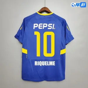 Camiseta RIQUELME 10 Calidad THAI Boca Juniors Primera Equipación 2003/04 Vintage