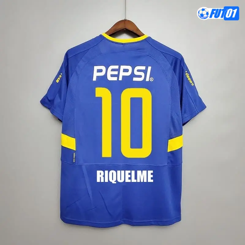 Camiseta RIQUELME 10 Calidad THAI Boca Juniors Primera Equipación 2003/04 Vintage