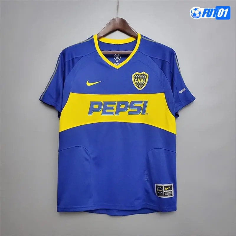 Camiseta RIQUELME 10 Calidad THAI Boca Juniors Primera Equipación 2003/04 Vintage