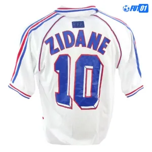Camiseta ZIDANE 10 Calidad Premium Francia Visitante 1998  Retro Clasico