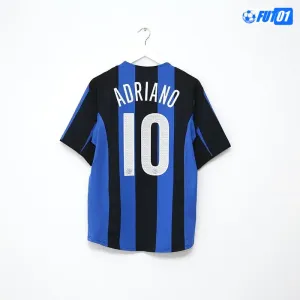 Camiseta ADRIANO 10 Calidad AAA Inter de Milán Home 2004/05 Retro