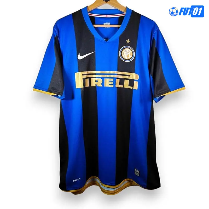 Camiseta ADRIANO 10 Calidad THAI Inter de Milán Primera Equipación 2008/09  Retro Clasico