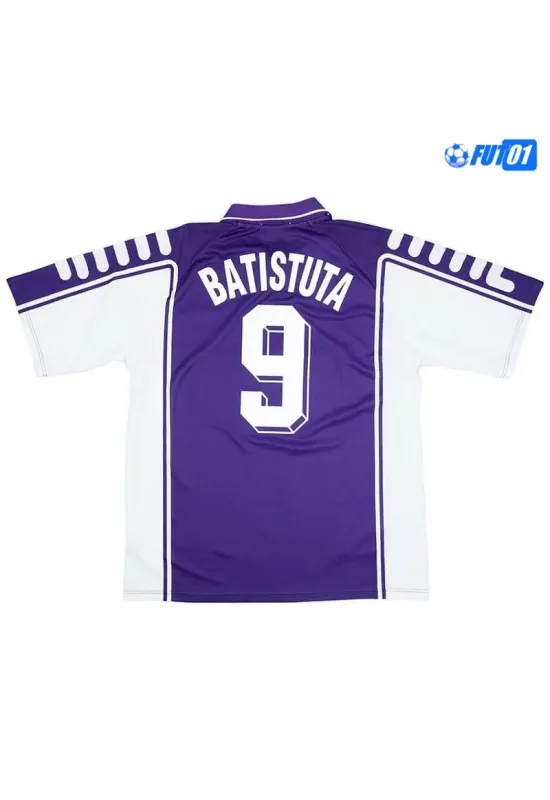Camiseta BATISTUTA 9 Barata Florencia Local 1999/00 Antigua