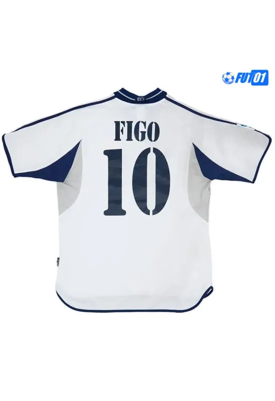 Camiseta FIGO 10 Calidad AAA Real Madrid Home 2000/01 Antigua