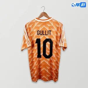 Camiseta GULLIT 10 Futbol Holanda Home Primera Equipación 1988/ Antigua