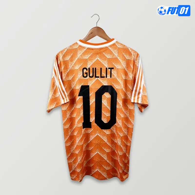 Camiseta GULLIT 10 Futbol Holanda Home Primera Equipación 1988/ Antigua