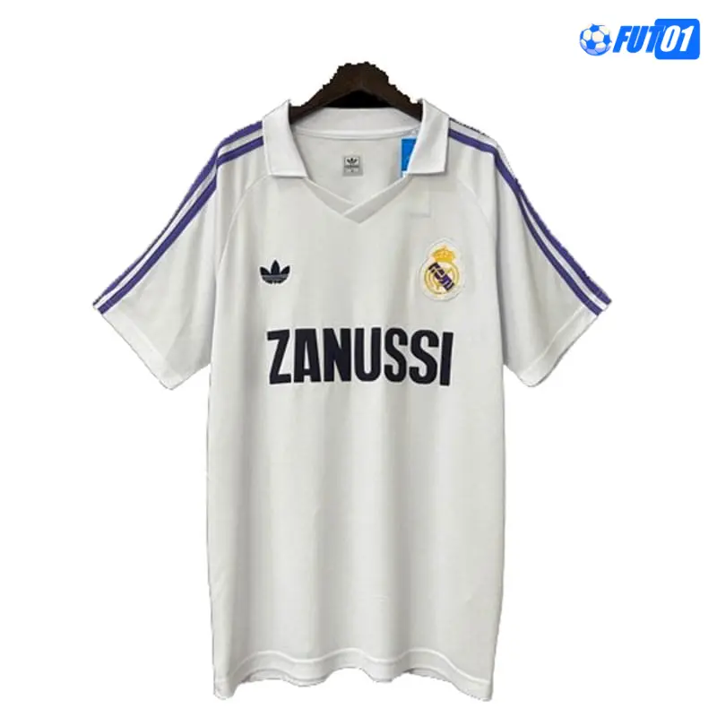Camiseta JUANITO 7 Replica Real Madrid Local 1984/85  Retro Clasico