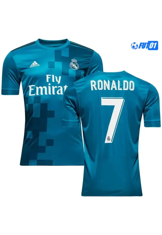 Camiseta RONALDO 7 Barata Real Madrid Alternativo 2017/18 Retro