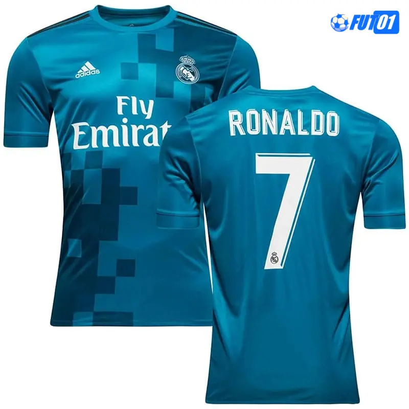 Camiseta RONALDO 7 Barata Real Madrid Alternativo 2017/18 Retro