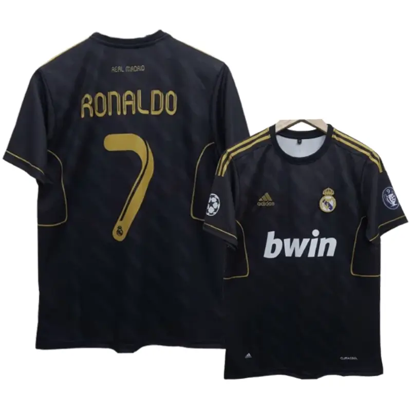 Camiseta RONALDO 7 Replica Real Madrid Segunda Equipación 2011/12 Vintage