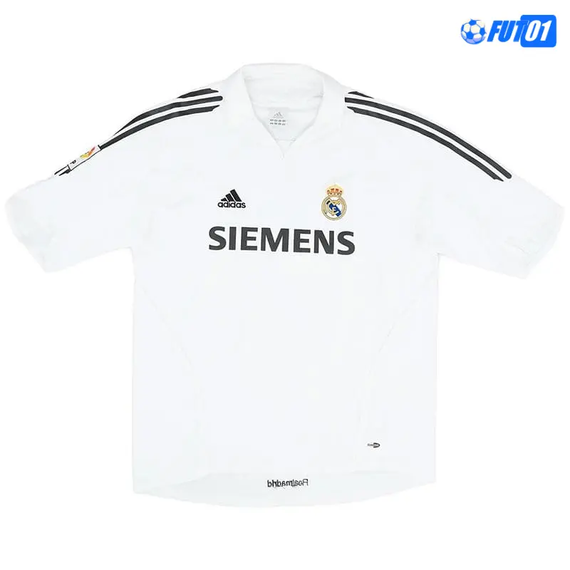 Camiseta ZIDANE 5 Calidad Premium Real Madrid Local Primera Equipación 2005/06  Retro Clasico