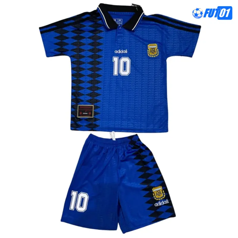 Camiseta MARADONA 10 Calidad Premium Argentina Away 1994 Vintage