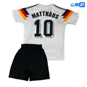 Camiseta MATTHÄUS 10 Futbol Alemania Primera Equipación 1990 Antigua