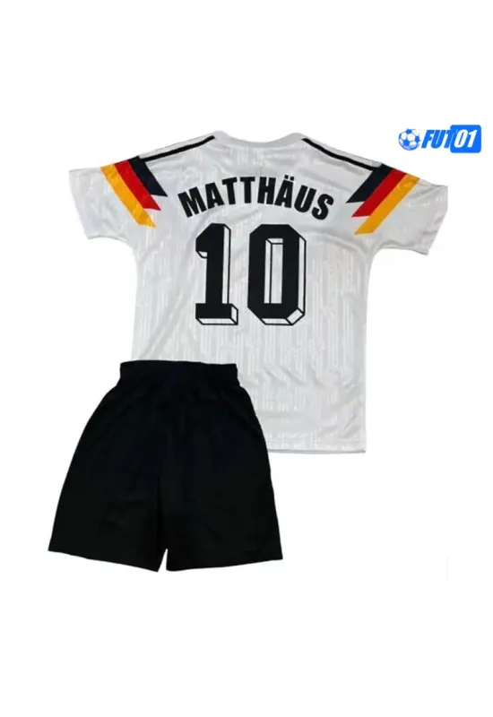 Camiseta MATTHÄUS 10 Futbol Alemania Primera Equipación 1990 Antigua