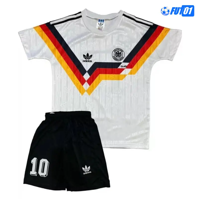 Camiseta MATTHÄUS 10 Futbol Alemania Primera Equipación 1990 Antigua