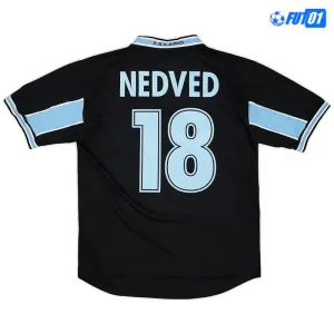 Camiseta NEDVED 18 Calidad AAA Lazio Alternativo 1998/99 Retro
