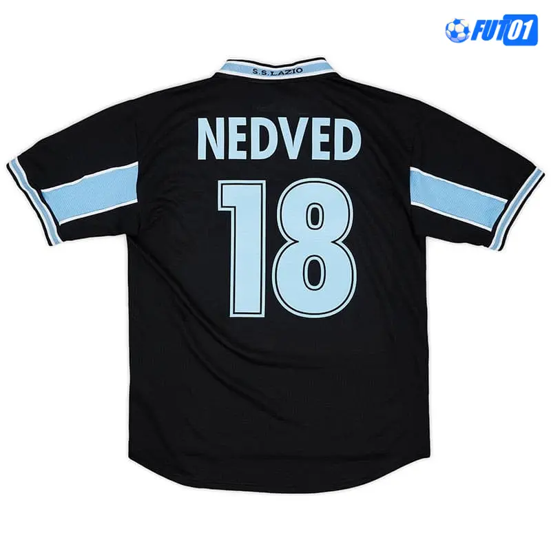 Camiseta NEDVED 18 Calidad AAA Lazio Alternativo 1998/99 Retro