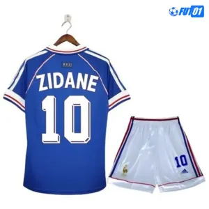 Camiseta ZIDANE 10 Replica Francia Home 1998  Retro Clasico