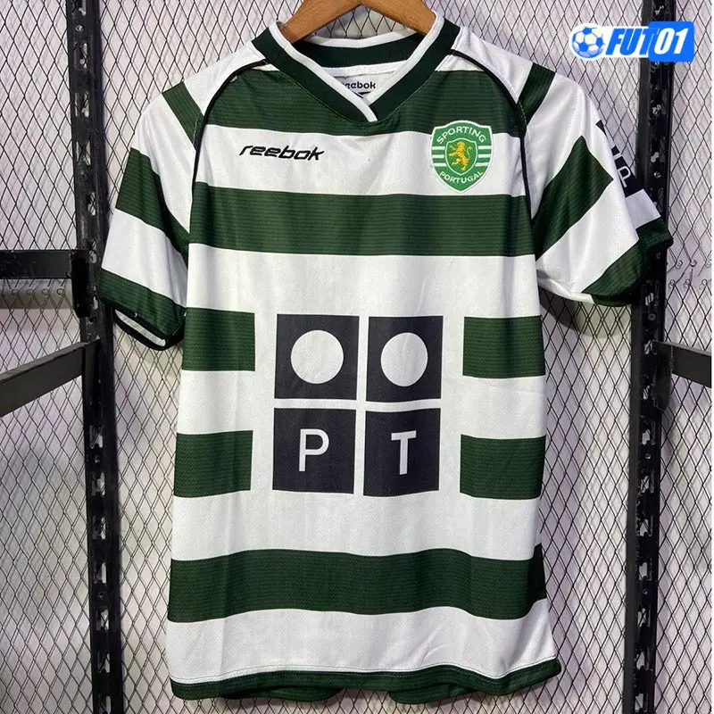 Camiseta C.RONALDO 28 Calidad AAA Lisboa Home Primera Equipación 2002/03 Antigua