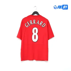 Camiseta GERRARD 8 Calidad Premium Liverpool Local 2004/05  Retro Clasico
