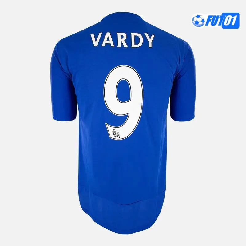 Camiseta VARDY 9 Calidad THAI Leicester City Local Primera Equipación 2015/16 Vintage