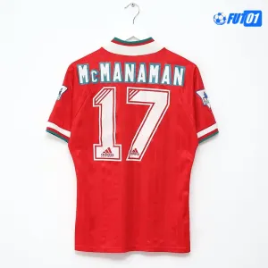 Camiseta McMANAMAN 17 Futbol Liverpool Home 1993/95 Antigua