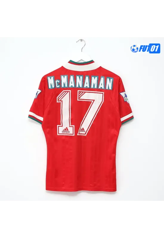 Camiseta McMANAMAN 17 Futbol Liverpool Home 1993/95 Antigua