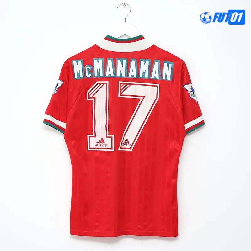 Camiseta McMANAMAN 17 Futbol Liverpool Home 1993/95 Antigua