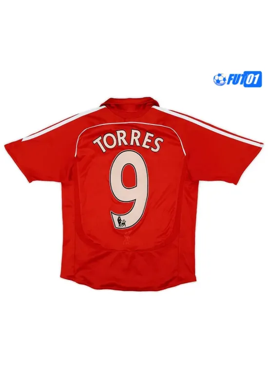 Camiseta TORRES 9 Calidad AAA Liverpool Local 2006/08 Retro