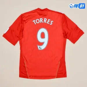 Camiseta TORRES 9 Calidad THAI Liverpool Home Primera Equipación 2010  Retro Clasico