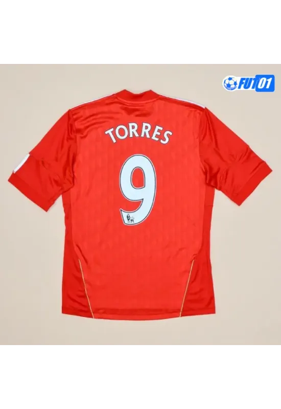 Camiseta TORRES 9 Calidad THAI Liverpool Home Primera Equipación 2010  Retro Clasico