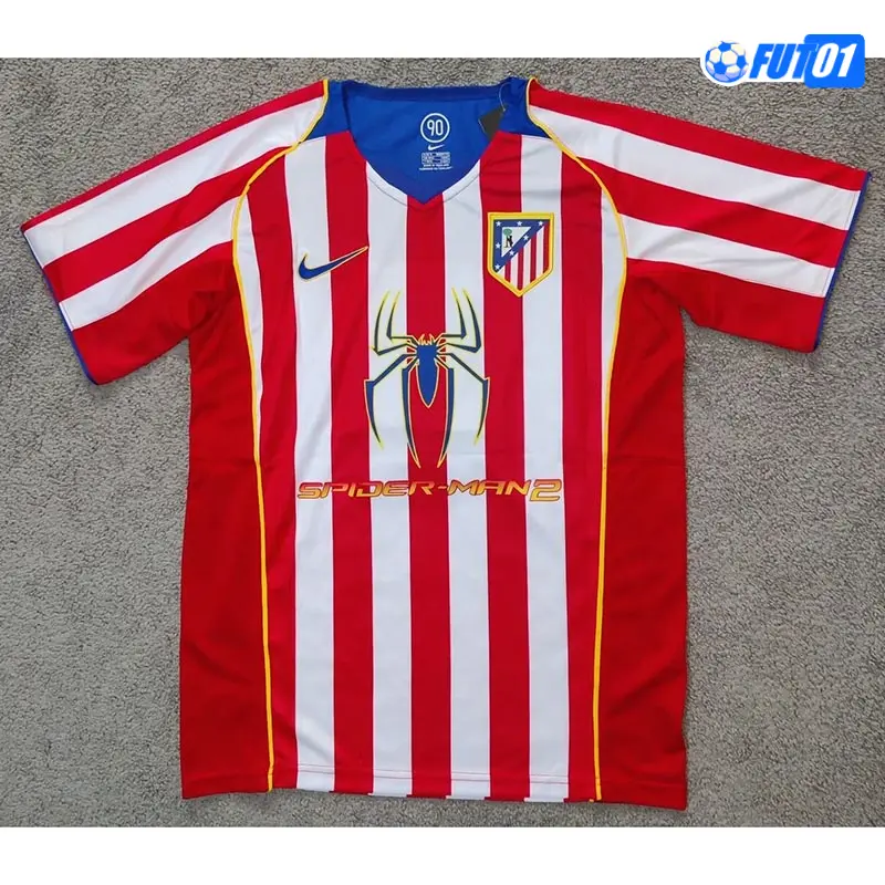 Camiseta F.TORRES 9 Replica Atlético de Madrid Home Primera Equipación 2004/05 Retro