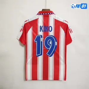 Camiseta KIKO 19 Calidad THAI Atlético de Madrid Primera Equipación 1994/95 Antigua