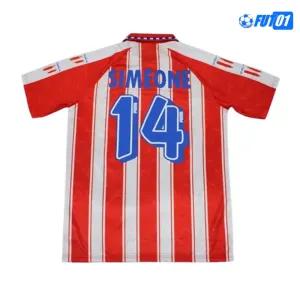 Camiseta SIMEONE 14 Barata Atlético de Madrid Local 1994/95 Vintage