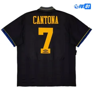Camiseta CANTONA 7 Calidad AAA Manchester United Away Segunda Equipación 1993/94 Vintage