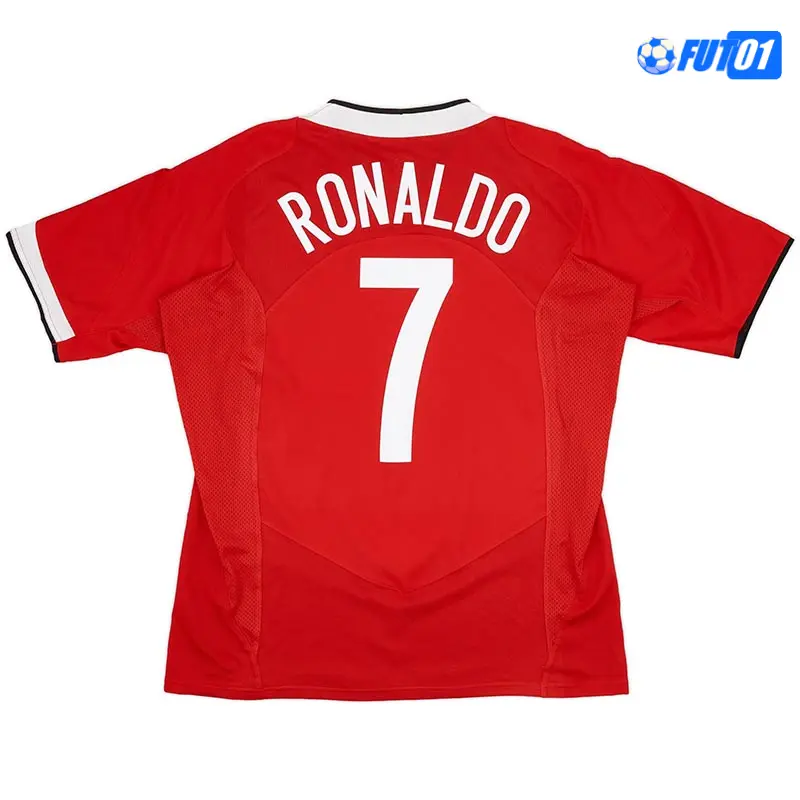 Camiseta RONALDO 7 Futbol Manchester United Home Primera Equipación 2005/06 Vintage