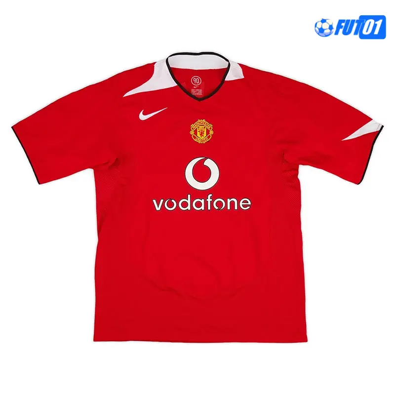 Camiseta RONALDO 7 Futbol Manchester United Home Primera Equipación 2005/06 Vintage