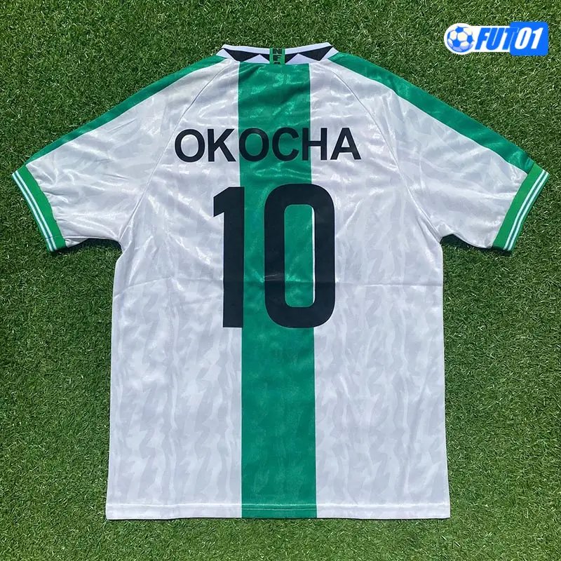 Camiseta OKOCHA 10 Barata Nigeria Segunda Equipación 1996 Vintage