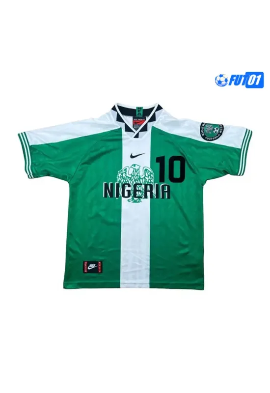 Camiseta OKOCHA 10 Replica Nigeria Home Primera Equipación 1996 Retro