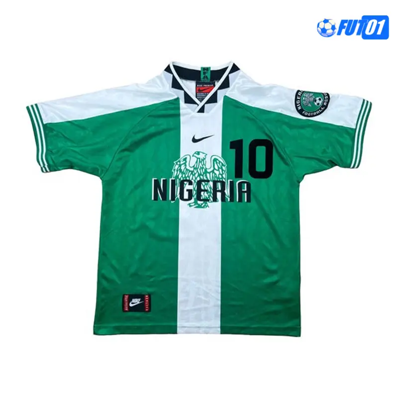 Camiseta OKOCHA 10 Replica Nigeria Home Primera Equipación 1996 Retro