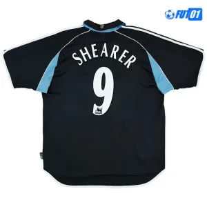 Camiseta SHEARER 9 Calidad THAI Newcastle United Away 2000/01 Antigua