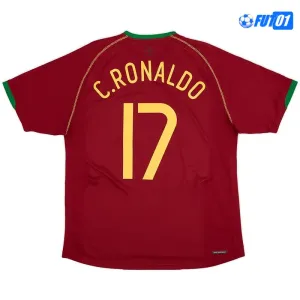 Camiseta C.RONALDO 17 Futbol Portugal Home 2006 Vintage