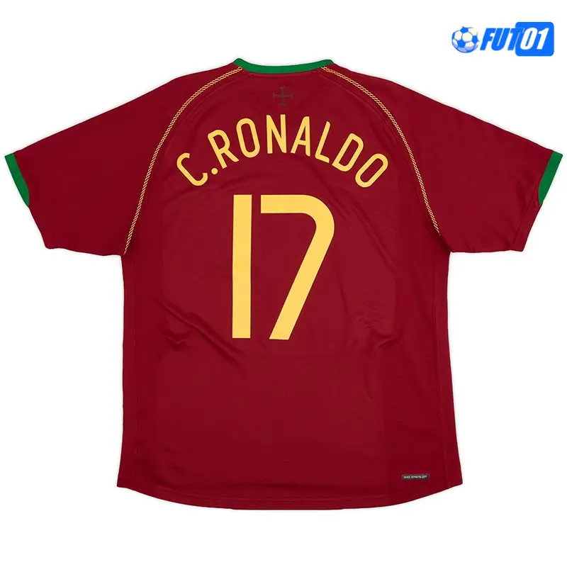 Camiseta C.RONALDO 17 Futbol Portugal Home 2006 Vintage