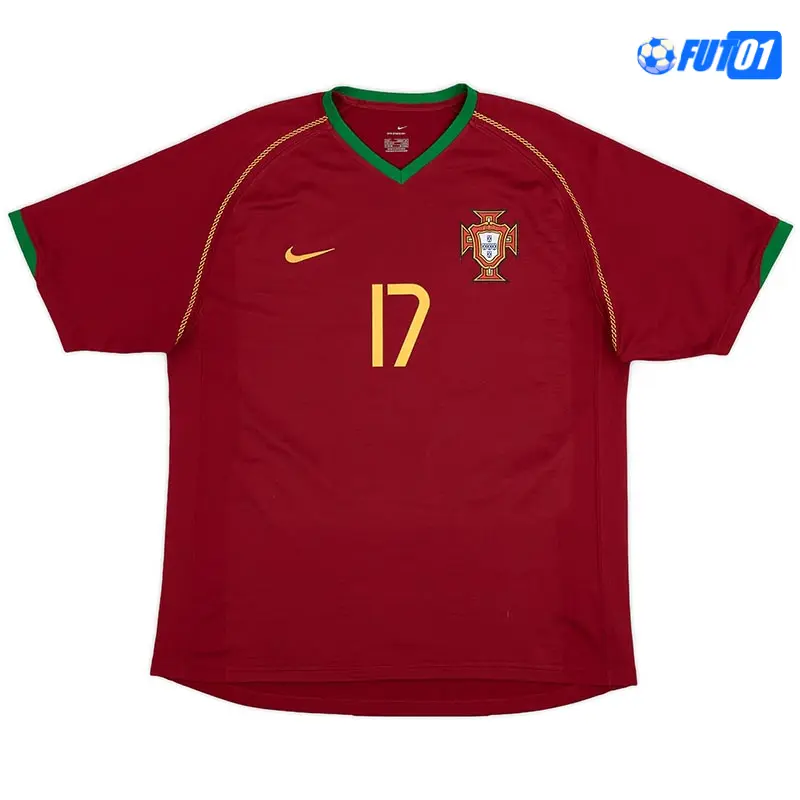 Camiseta C.RONALDO 17 Futbol Portugal Home 2006 Vintage